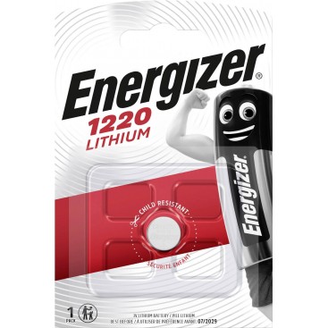 Energizer CR1220 battery - blister packs of 1