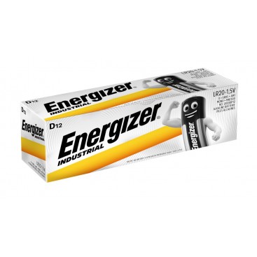 Energizer LR20 Industrial battery - packs of 12