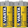 Bateria cynkowa Varta R14 SUPERLIFE - folia 2 szt