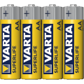Bateria cynkowa Varta R6 SUPERLIFE - folia  4 szt