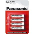 Panasonic R-6 AA Alkaline Battery - blister of 4 