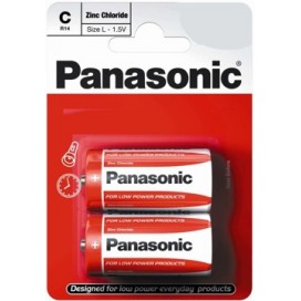 Panasonic R14 Alkaline Battery - blister of 2