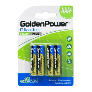 Bateria Golden Power LR6 shrink S4 ECOTOTAL