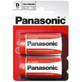  Panasonic R-20 Alkaline Battery - blister of 2