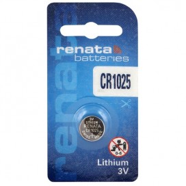  Lithium-Based battery Renata CR 1025 3V - Blister of 1 