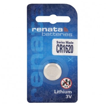 Lithium-Based battery Renata CR 1620 3V - Blister of 1 