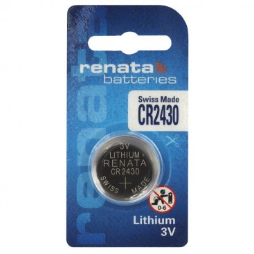 Renata lithium-based battery CR 2430 3V - Blister of 1 