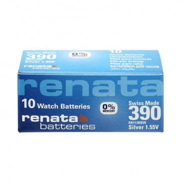 Silver Renata SR1130SW / 390 battery - packs of 10 