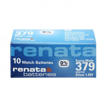 Bateria srebrowa Renata SR521SW / 379 - opakowanie 10 szt.