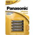 Bateria alkaliczna Panasonic LR3 AAA Bronze - blister pak. po 4 szt.