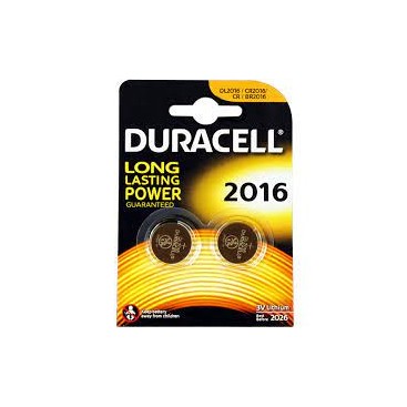 Bateria litowa Duracell CR2016 3V - blister 2 szt. / pudełko 20 szt.