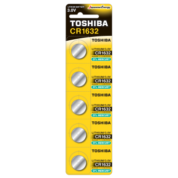 Bateria Toshiba CR1632 - blister 5szt