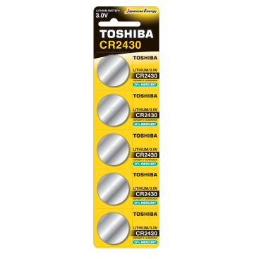 Bateria Toshiba CR2430 - blister 5szt