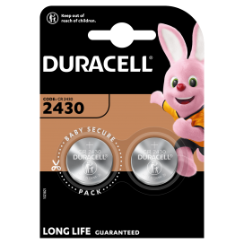Duracell CR 2430 3V lithium Battery - blister of 2