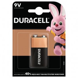 Duracell alkaline battery 6LR61 9V - blister of 1