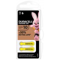 Duracell hearing aid battery 10 1,45V - blister of 6 