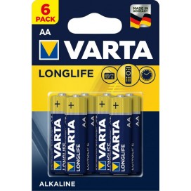 Alkaline Varta LR6 LONGLIFE battery - blister of 4 