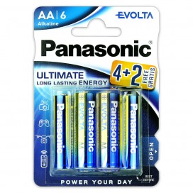 Bateria alkaliczna Panasonic LR6 AA EVOLTA - blister pak. po 6 szt.