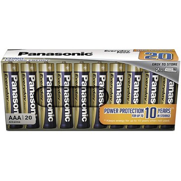 Panasonic alkaline battery LR-6 AA Bronze - blister packs of 4 