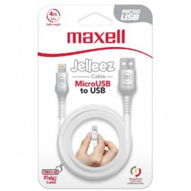 Kabel Maxell USB Jelleez do IPHONE niebieski
