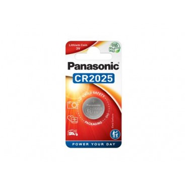 Lithium Panasonic CR2025 3V battery - Blister packs of 2