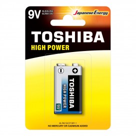 Toshiba 9V alkaline - blister of 1