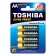 Bateria Toshiba LR6 B4 alpha power