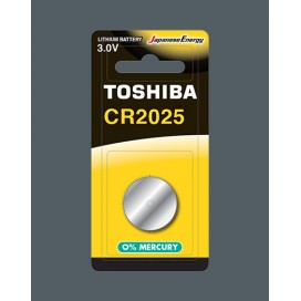 Toshiba lithium battery CR 2025 3V- blister of 1