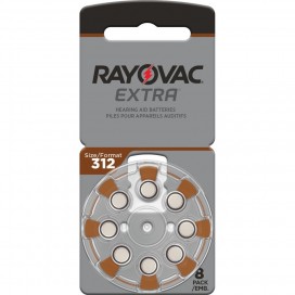 Bateria słuchowa Rayovac 312 - blister pak. 7+1 szt.