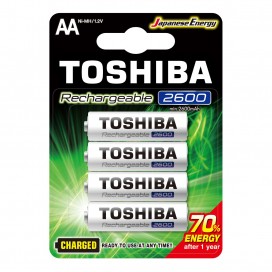 Acumulators Toshiba HR6 2600mah - blister of 4 pcs