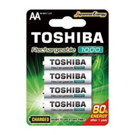 Acumulators Toshiba HR6 1000mah - blister of 4 pcs