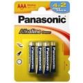 Panasonic LR3 AAA  Alkaline Battery - blister of 6