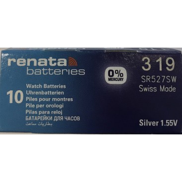 Bateria srebrowa Renata SR527SW / 319 - opakowanie 10 szt.