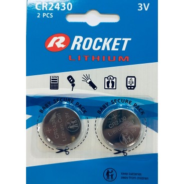 Bateria Rocket CR2430  - Blister 2 szt.