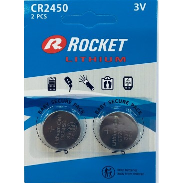Bateria Rocket CR2450  - Blister 2 szt.
