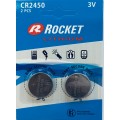 Bateria Rocket CR2450  - Blister 2 szt.