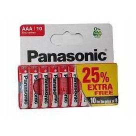 Bateria  Panasonic R3 AAA -  pak. po 10szt.