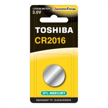 Toshiba ithium battery CR 2016 3V- blister of 5