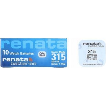 Silver Renata SR716SW / 315 battery - pack of 10 