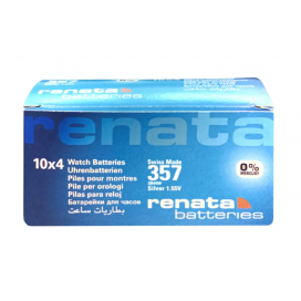 Silver battery Renata SR44W / 357 - pack of 10