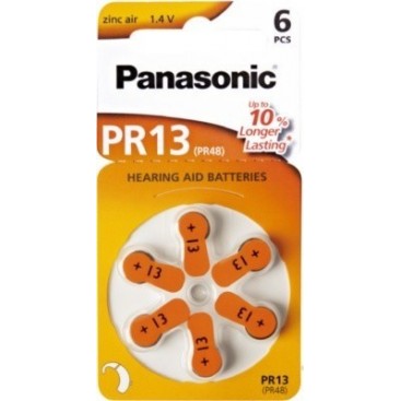 Bateria Panasonic 312 słuchowa - blister 6szt