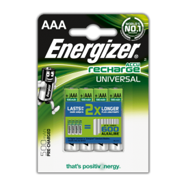 Akumulator Energizer 500 mAh AAA HR 3 - blister 4 szt. / pudełko 48 szt.
