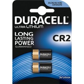 Duracell CR 2 lithium Battery - blister of 2