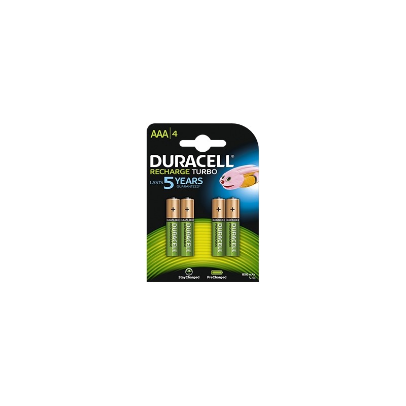 DURACELL AAA 850 MAH DX2400 BLISTER B4 DURACELL - Re-battery: Ni
