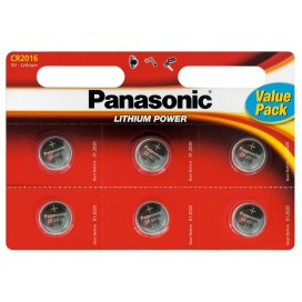 Bateria litowa Panasonic CR2016 3V- blister 6 szt.