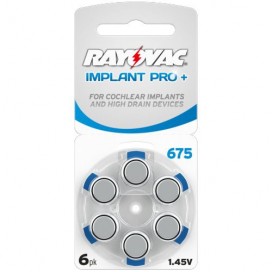Bateria słuchowa Rayovac 675 Implant Pro+ blister pak. po 6 szt.