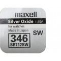 Bateria srebrowa Maxell SR712SW / 346 - opakowanie 10 szt.