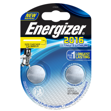 Bateria Energizer CR2016 ULTIMATE - blister 2szt