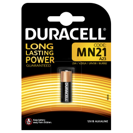 Bateria alkaliczna Duracell A23 12 V MN21 - blister 1 szt.