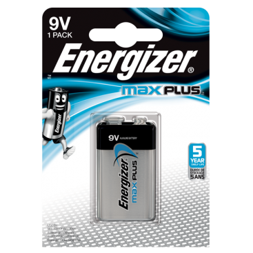 Energizer 9V 6LR61 Maximum Battery- blister of 1